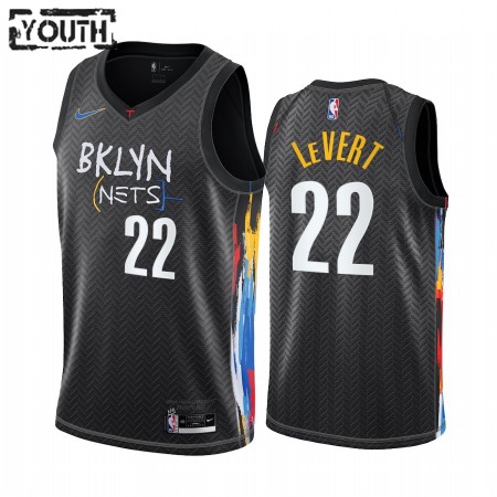 Maillot Basket Brooklyn Nets Caris LeVert 22 2020-21 City Edition Swingman - Enfant